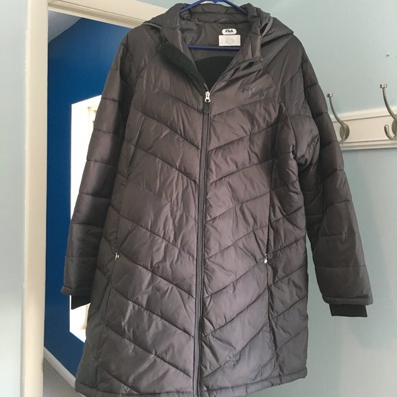 fila puffer jacket long